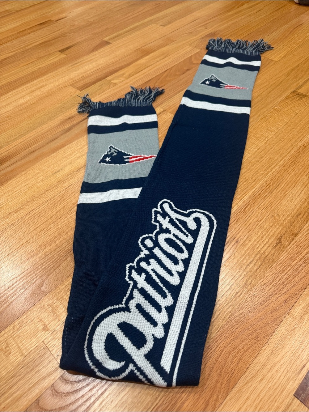 Knit Patriots Team Scarf